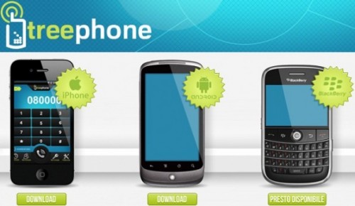 Treephone per telefonare su Wi-Fi e 3G