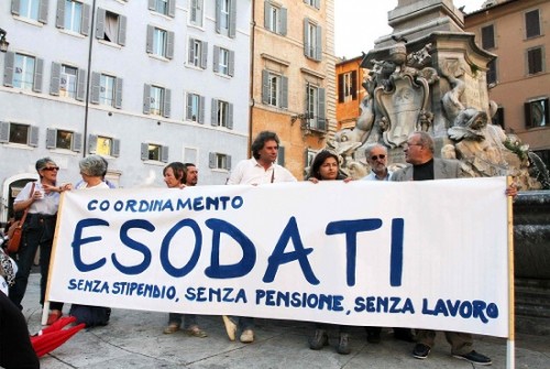 Bloccato in Aula dal PdL il decreto Esodati della spending review