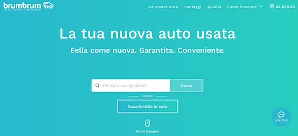 brum brum, ecommerce, acquisto auto usate