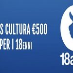Bonus cultura 2018, confermato per i nati del 2001