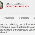 Concorso Corte dei Conti, il bando per 25 referendari