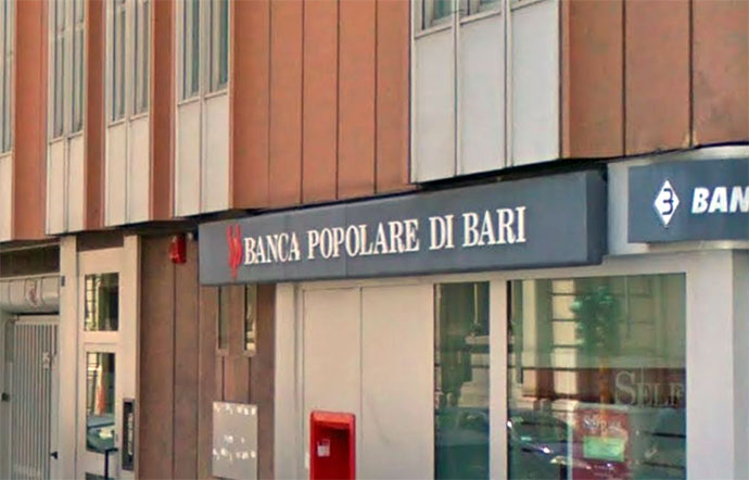 Banca Popolare di Bari: ingiuste le sanzioni Consob