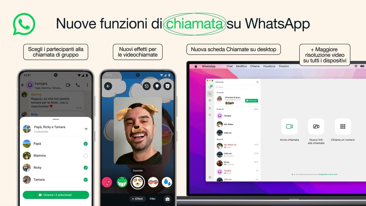 chiamate WhatsApp